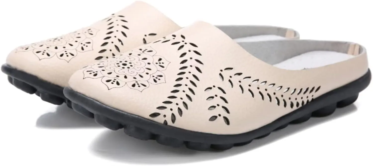 2024 Women's Hollowed Out Casual Fashion Flat Mules