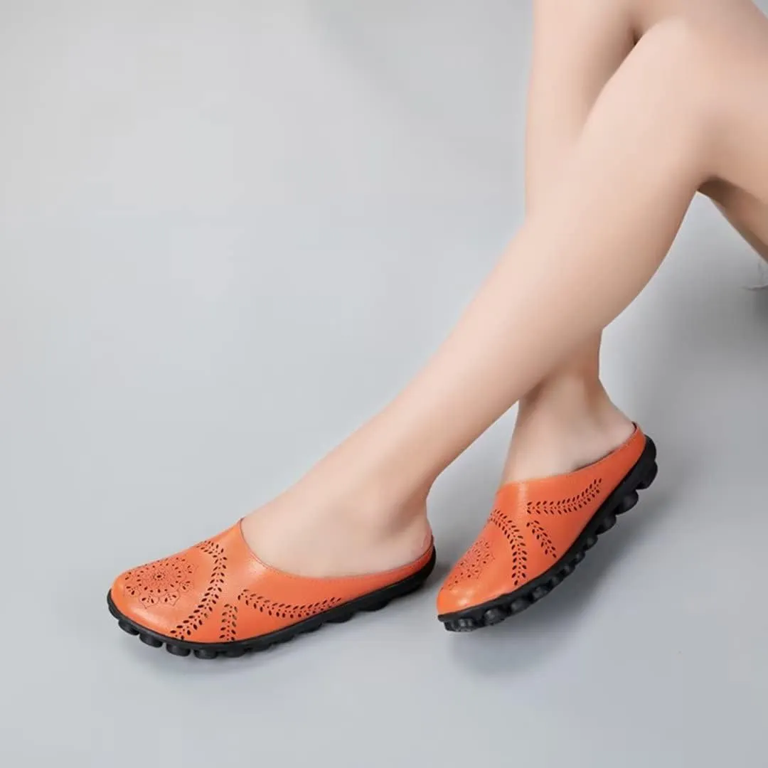2024 Women's Hollowed Out Casual Fashion Flat Mules