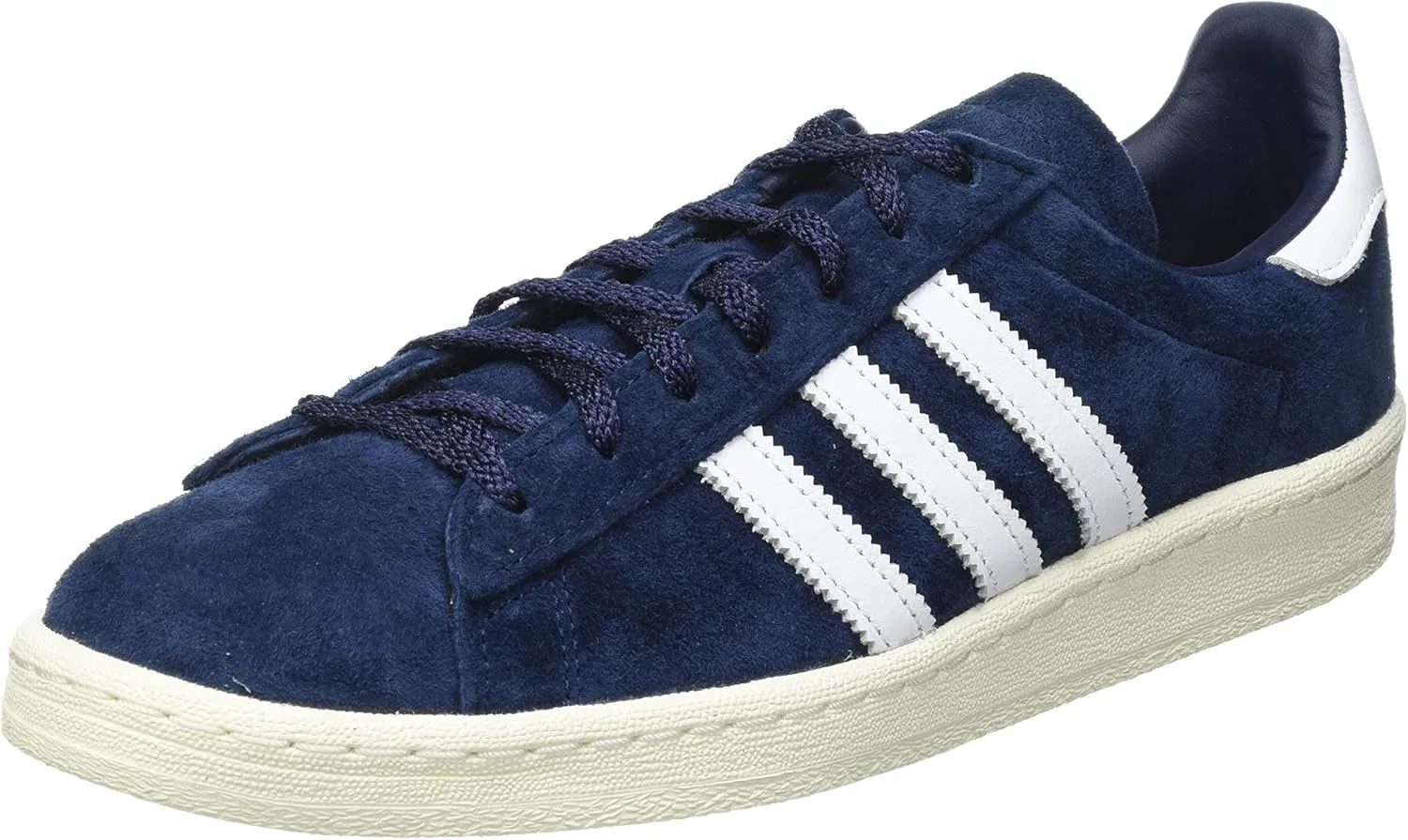 adidas Men's Campus 80s Gymnastics Shoe, Collegiate Navy FTWR White Off White, 8
