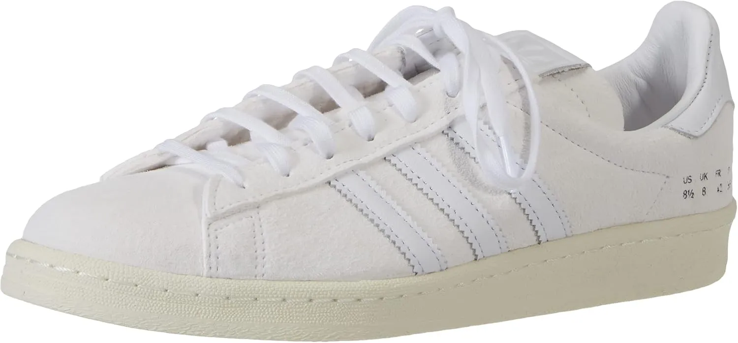 adidas Men's Campus 80s Gymnastics Shoe, Supplier Colour FTWR White Off White, 7.5