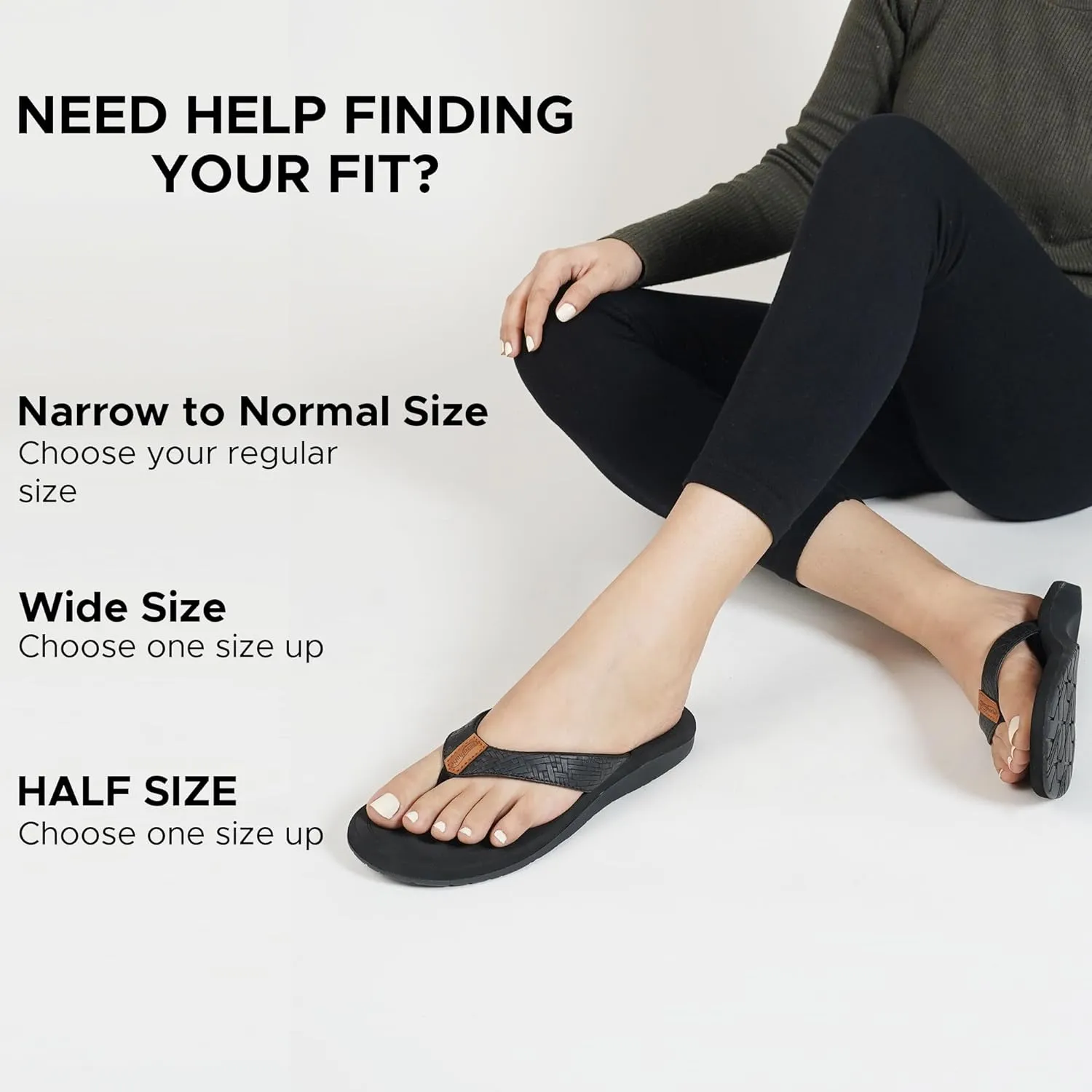 AEROTHOTIC Flip Flops Arch Support Womens – Slip On Recovery Plantar Fasciitis Relief Orthotic Slippers – Lightweight Thong Cushioning Sandals Women – Indoor Outdoor Beach Yoga Mat Footbed Footwear