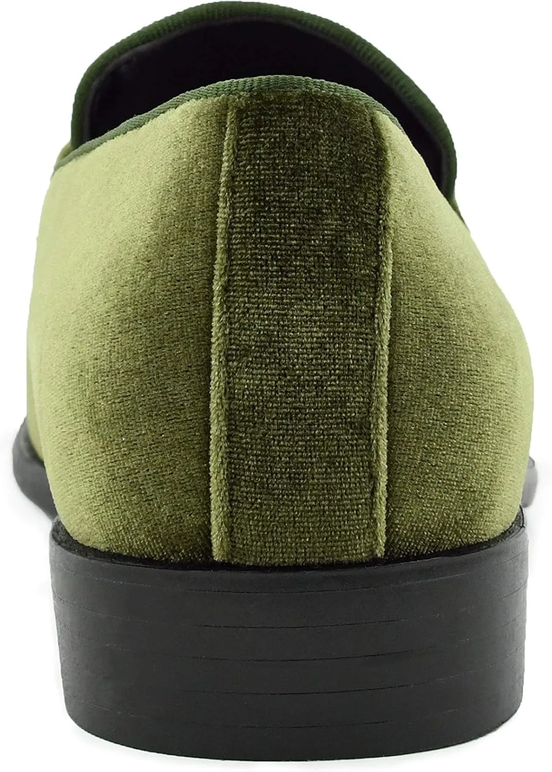Amali Aller, Mens Casual Shoes - Loafers Men Slip on Shoes - Man Made Velvet Men's Slippers with Metal and Knitted Buckle - Mens Tuxedo Shoes