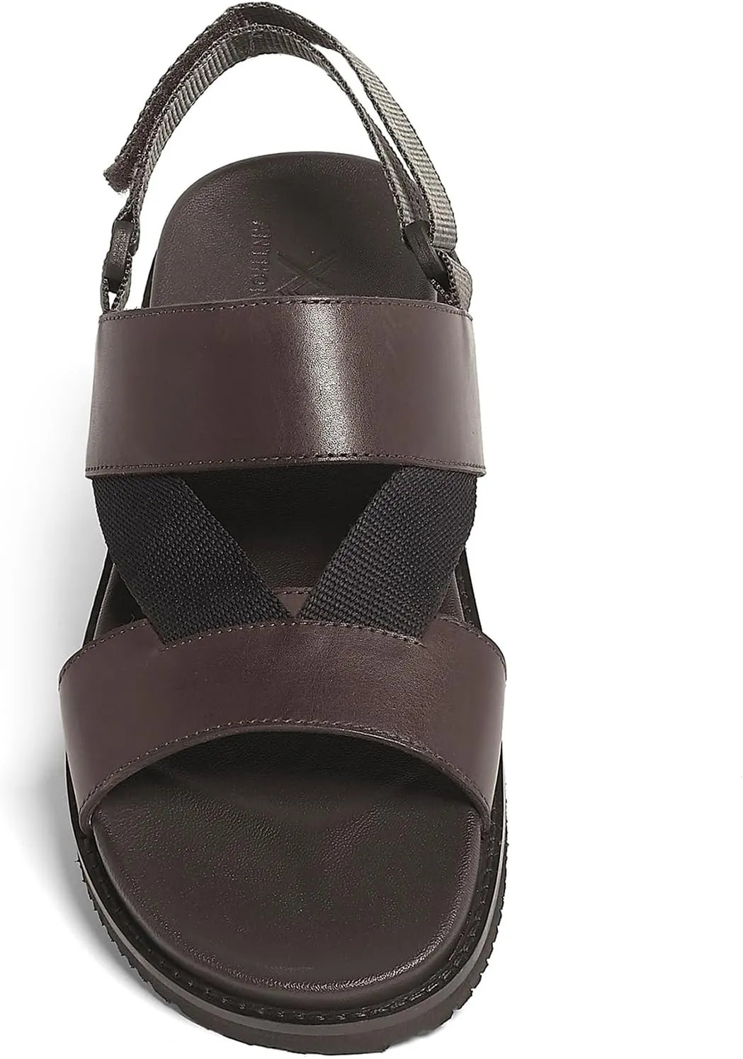 Anthony Veer Malibu Leather Comfort Sandal for Men | Cushioned Ortholite Footbed | Durable Rubber Outsole