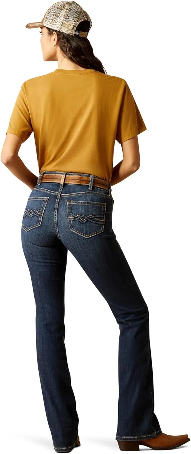 ARIAT Women's Perfect Rise Desiree Boot Cut Jeans