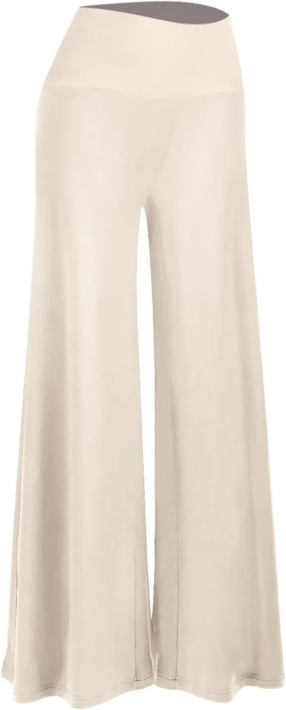 Arolina Women's Stretchy Wide Leg Palazzo Lounge Pants Casual Comfy High Waist Palazzo Pants