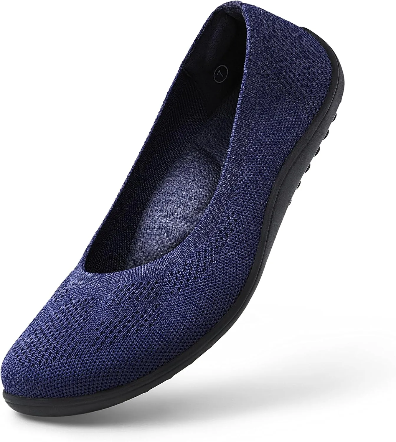 Arromic Wide Toe Box Ballet Flats Shoes for Women Washable Ballerina Slip on Knit Dressy Shoes(VersionⅠ)