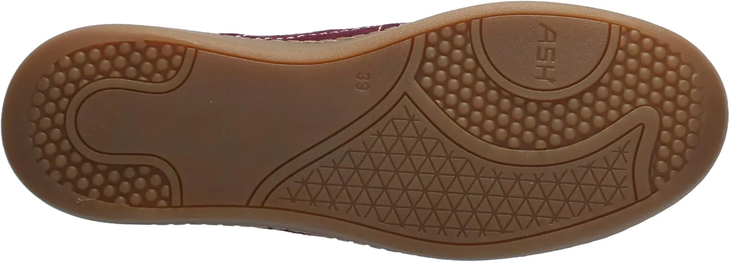 ASH Women's Sunny Vintage Suede Sneaker-Classic Lace-Up, Retro Style, Casual Wear