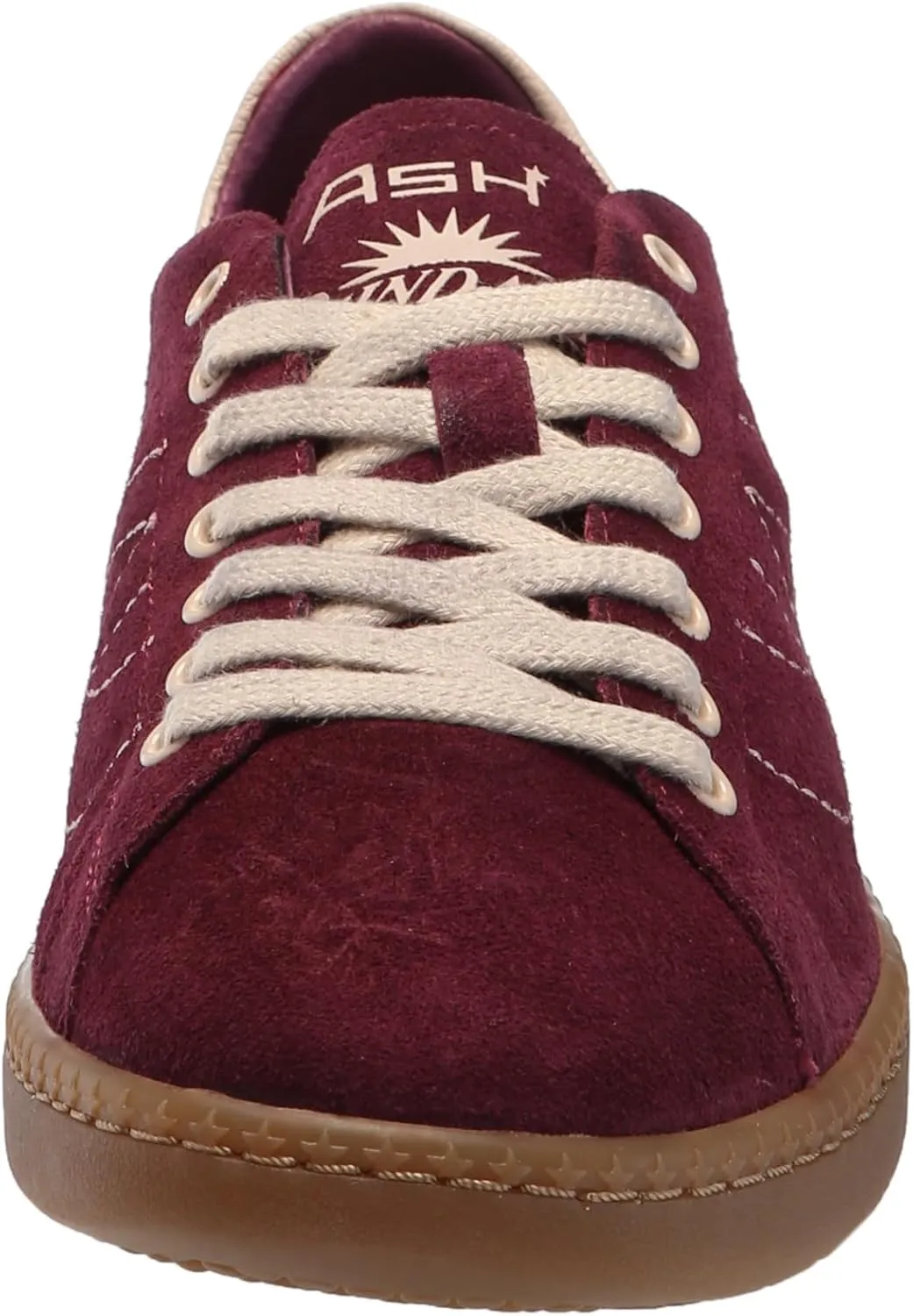 ASH Women's Sunny Vintage Suede Sneaker-Classic Lace-Up, Retro Style, Casual Wear