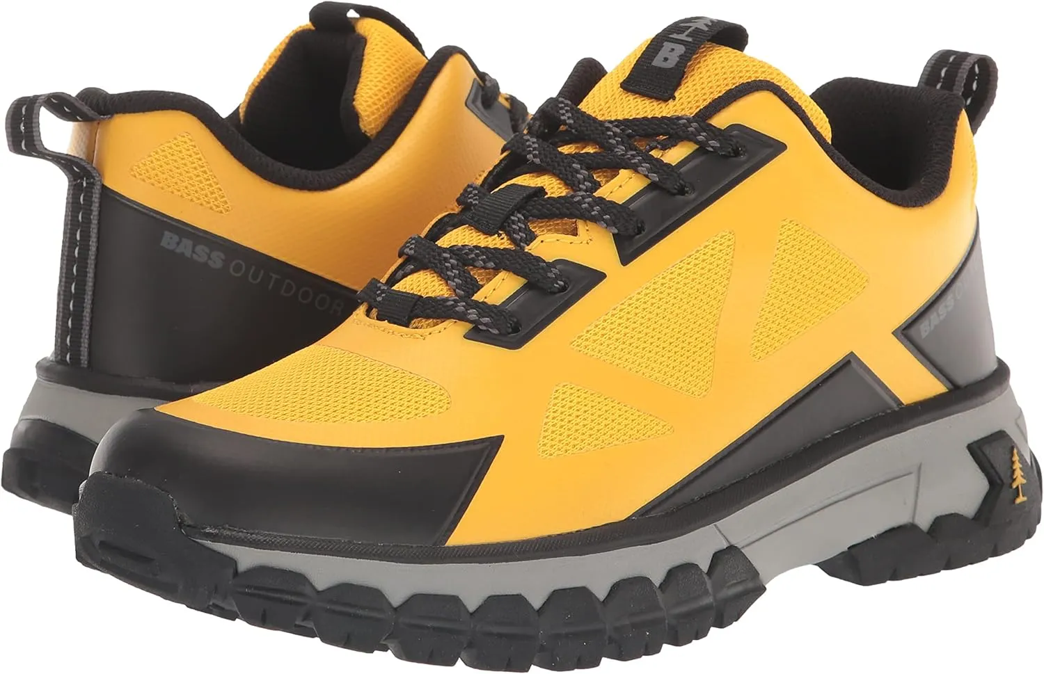 BASS OUTDOOR Women's Peak Seamless Hiking Shoes – Lace-up Trail Sneakers