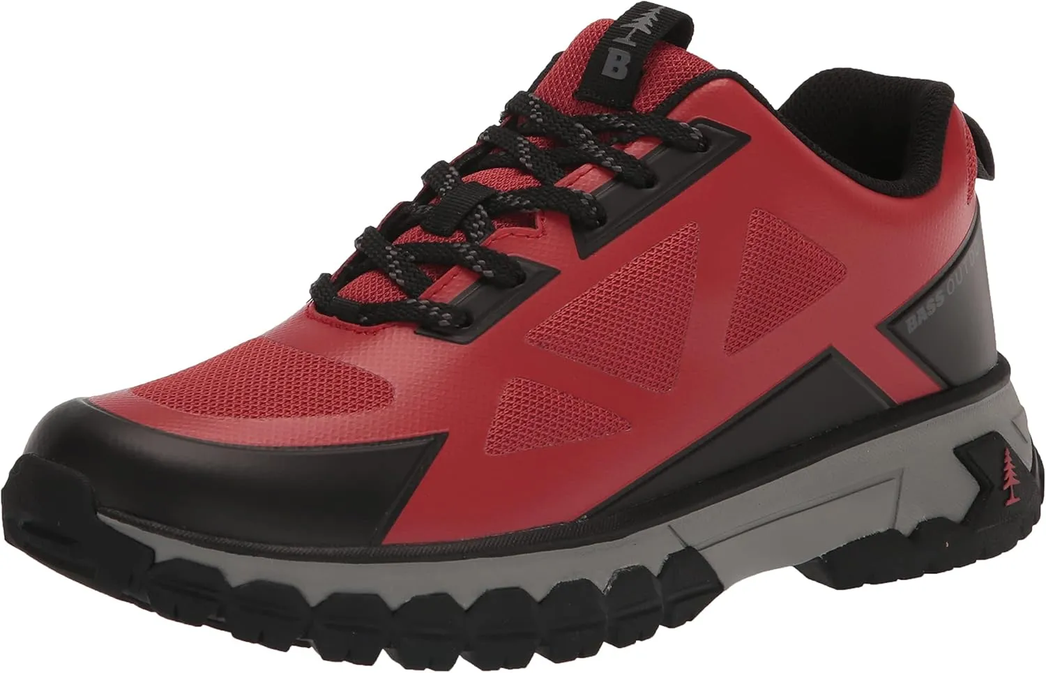 BASS OUTDOOR Women's Peak Seamless Hiking Shoes – Lace-up Trail Sneakers