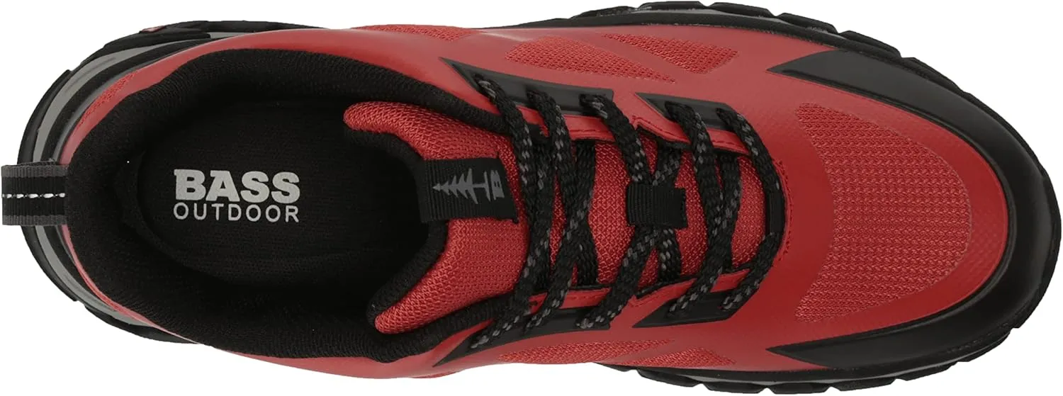 BASS OUTDOOR Women's Peak Seamless Hiking Shoes – Lace-up Trail Sneakers