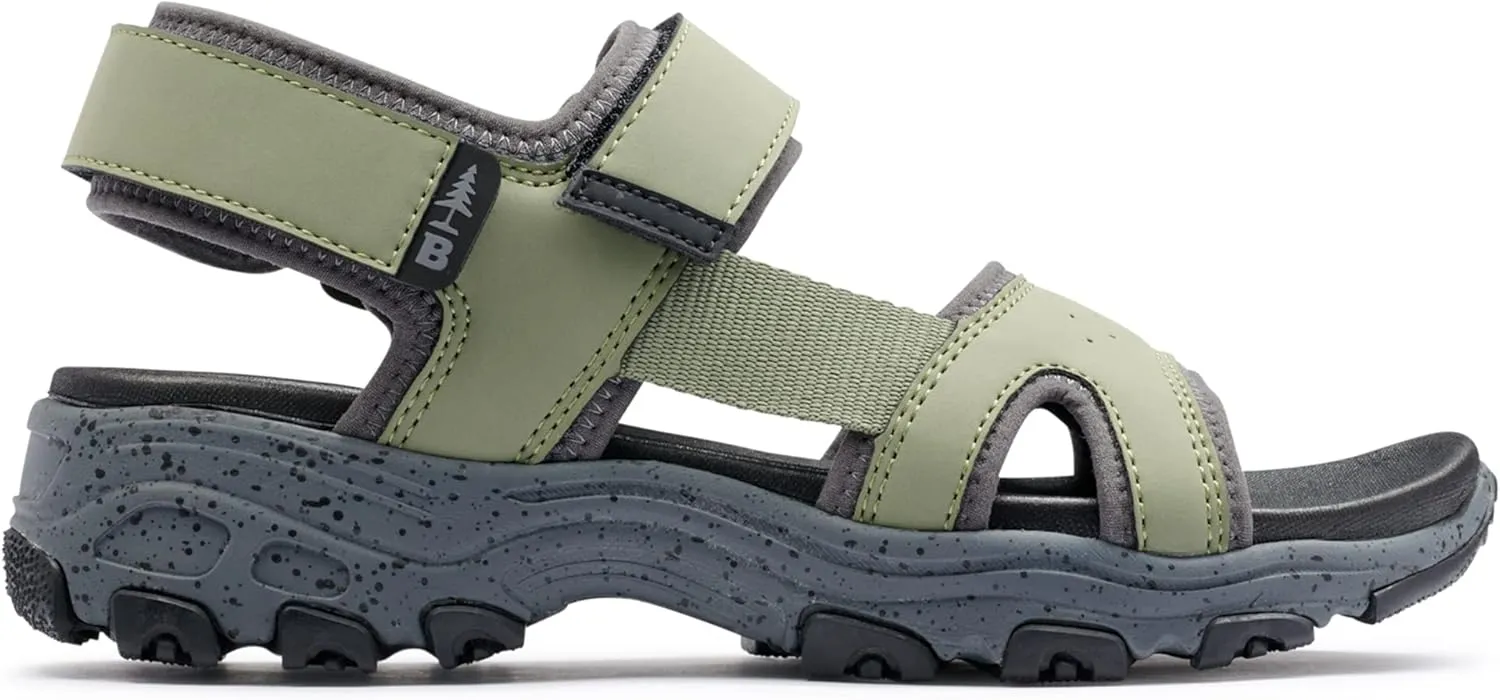 BASS OUTDOOR Women's Sandals for Beach Or Trail – Open Toe & Rubber Sole Hiking Shoe