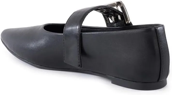 BC Women's Spinning Around Vegan Leather Mary Jane Flat