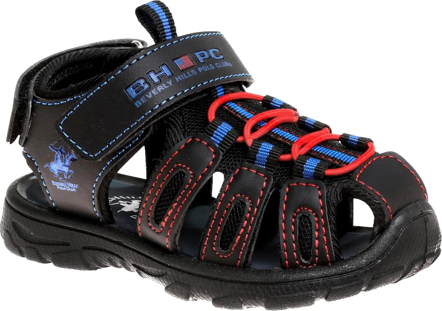 Beverly Hills Polo Club Boy's Athletic Active Sandals Close Toe Sport Summer Shoe