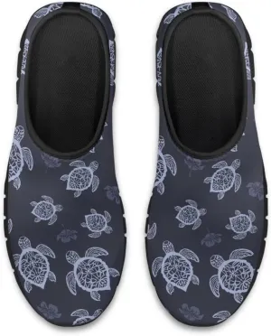 Binienty Casual Sneakers for Women Men Sea Turtle Animal Print Loafers Arch Support Low Cut Platform Loafers