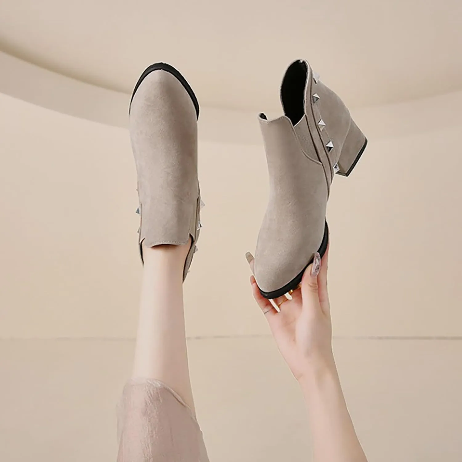 Black Booties for Women Green Cowboy Boots for Women Womens Goth Boots Chelsea Boots Women No Heel Ankle Boots for Women No Heel Womens Ankle Booties with Heel