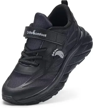 Boys Girls Kids Orthopedic Walking Shoes: Comfortable Casual Plantar Fasciitis Arch Support Athletic Running Sneakers, Orthotic Breathable School Sports Tennis Shoes for Foot and Pain Relief