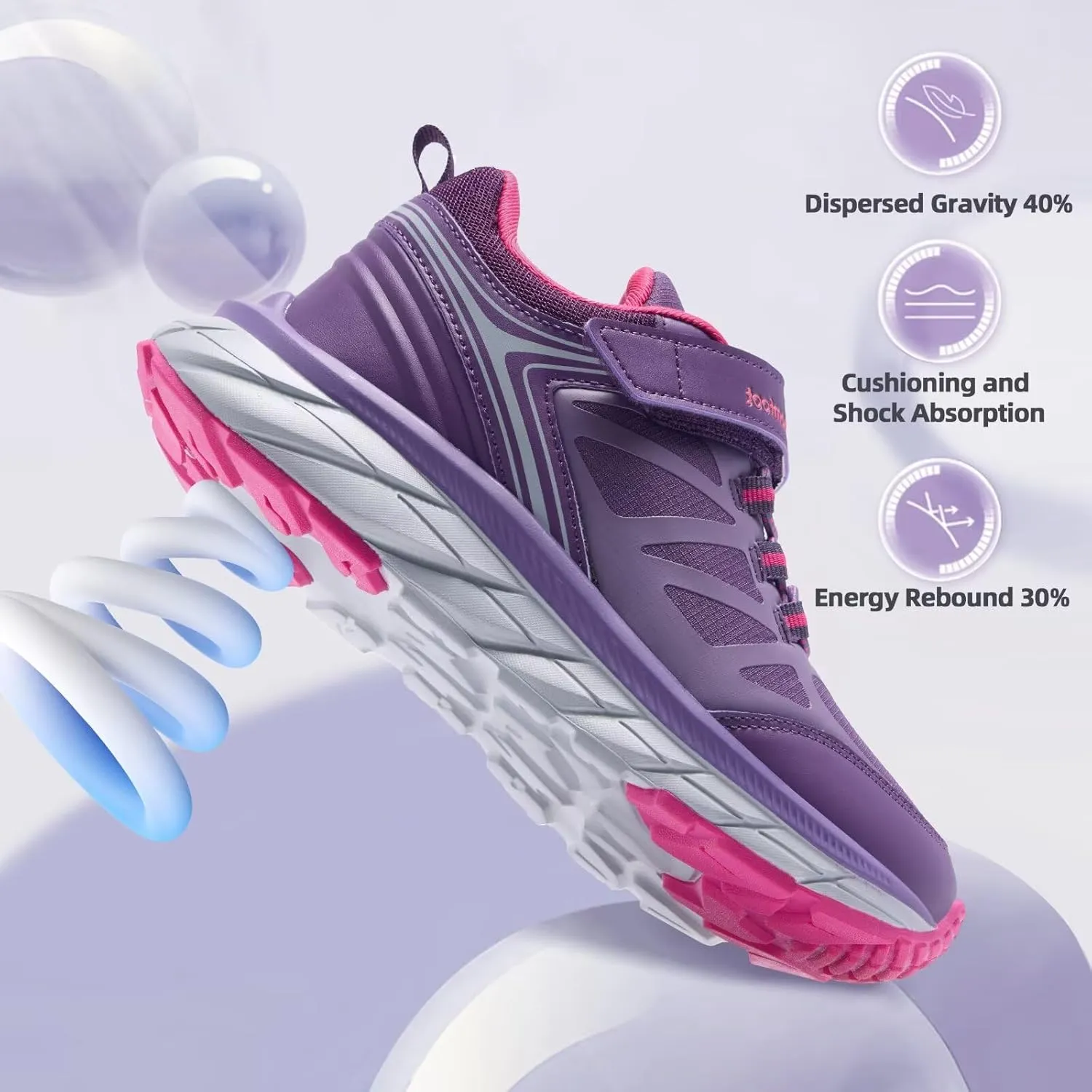 Boys Girls Orthopedic Walking Shoes: Comfortable Casual Plantar Fasciitis Arch Support Athletic Running Sneakers, Lightweight Little Kid/Big Kid School Sports Tennis Shoes for Foot and Pain Relief