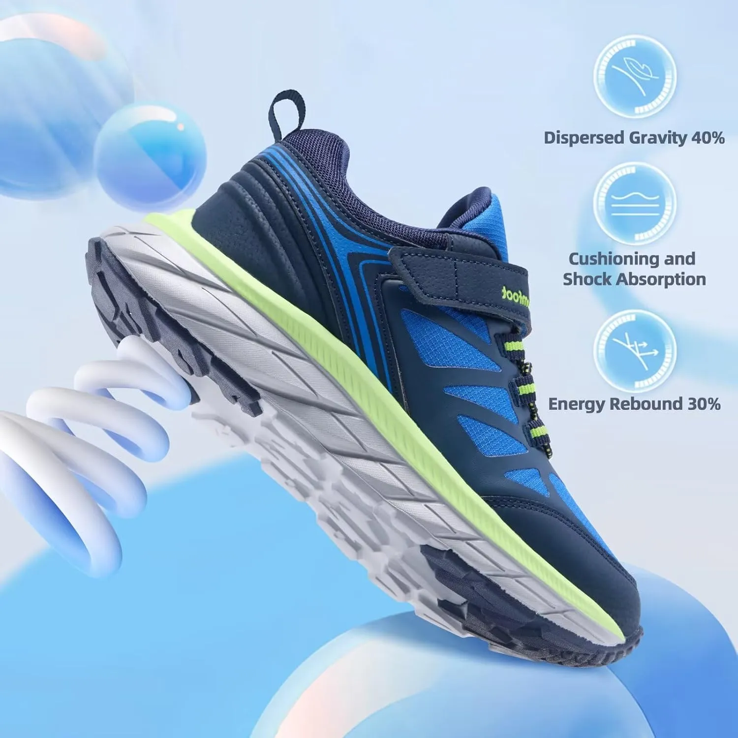 Boys Girls Orthopedic Walking Shoes: Comfortable Casual Plantar Fasciitis Arch Support Athletic Running Sneakers, Lightweight Little Kid/Big Kid School Sports Tennis Shoes for Foot and Pain Relief