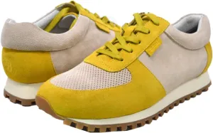 British Walker Surrey Designer Mens Sneakers, Vintage Lace Up, Handcrafted with Leather & Suede, Dual fit Technology for Extra Width