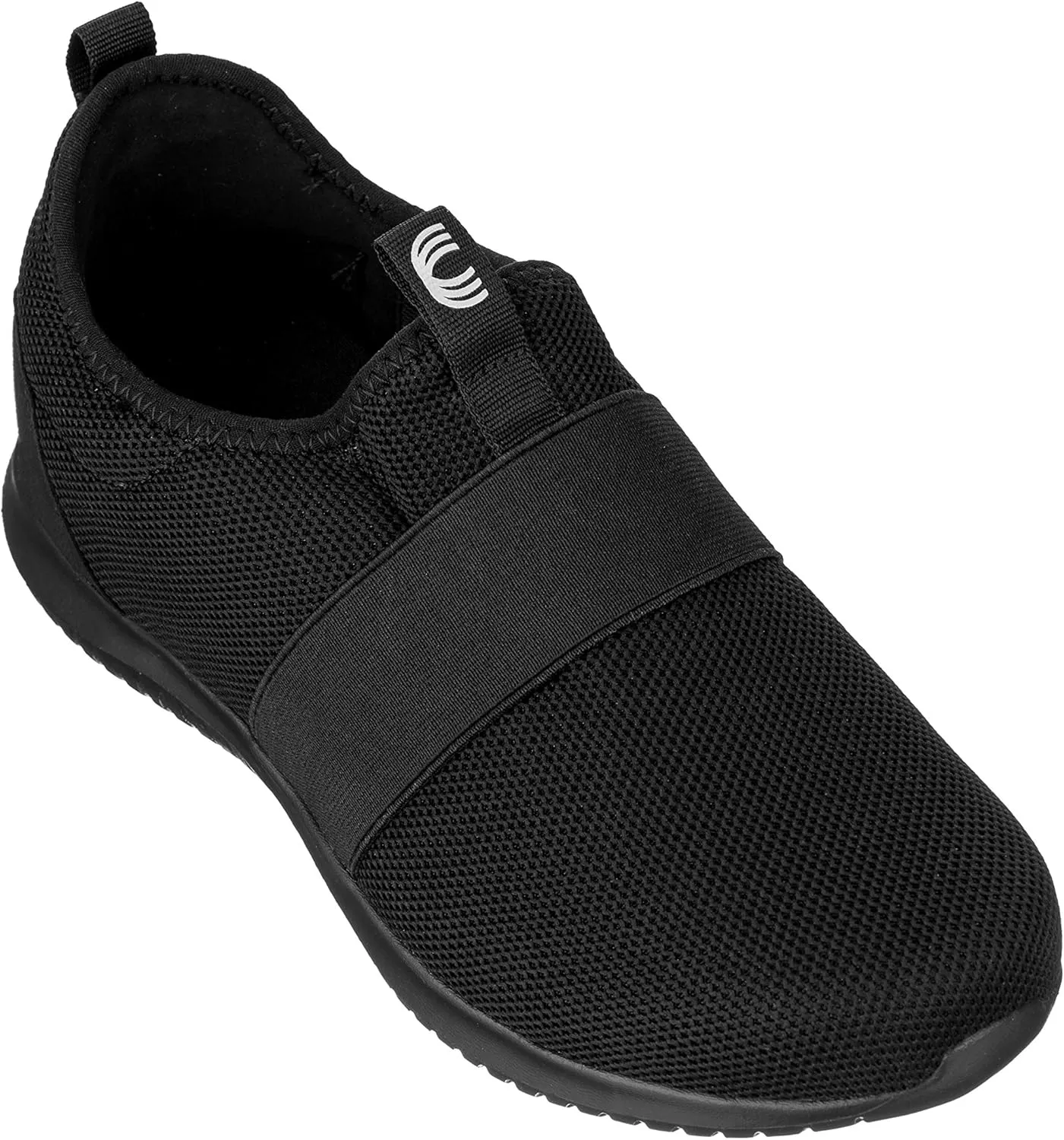 CALTO Men's Invisible Height Increasing Elevator Shoes - Black Ultra Feather Lightweight Sporty Sneakers - 2.1 Inches Taller - Q120 - Size 8.5 D(M) US