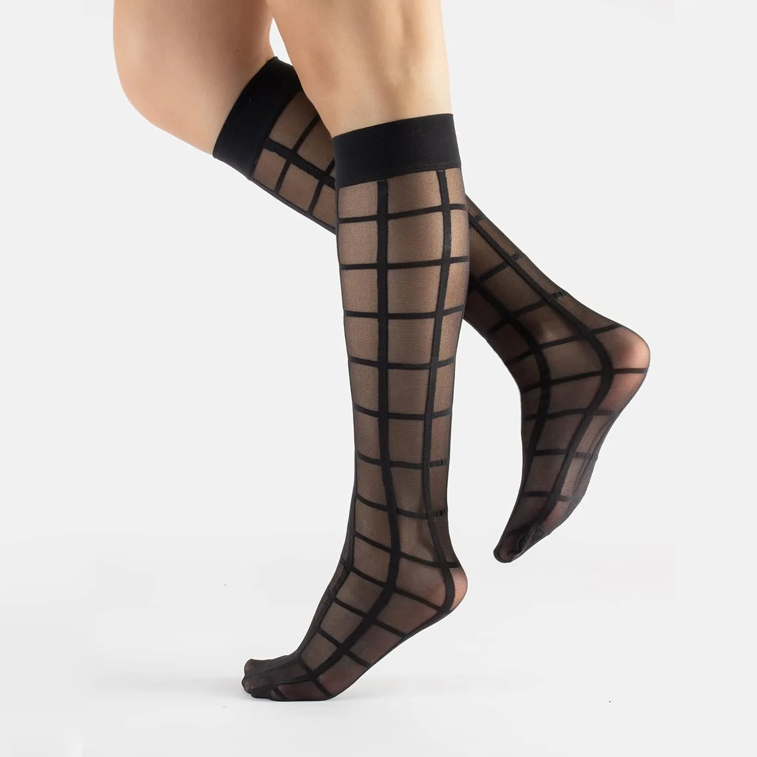 CALZITALY 3 Pairs Women Pop Socks, Sheer Everyday Ankle Socks in 3 Different Designs: Dots, Stripes and Geometric
