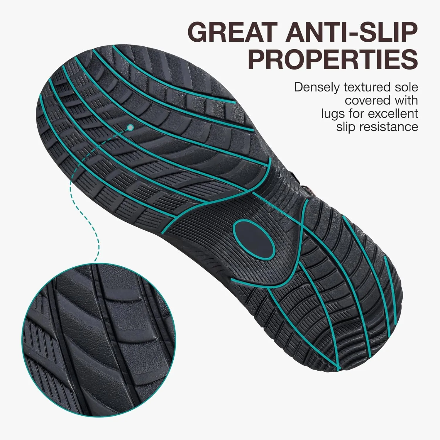 CAMEL CROWN Mens Waterproof Hiking Sandals with Arch Support Comfortable Sport Sandals Summer Outdoor Beach Water