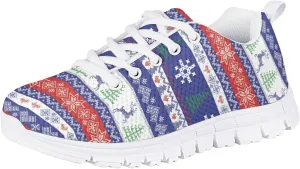 Christmas Shoes for Girls Boys Lightweight Casual Cute Athletic Sneakers Kids Running Shoes Holiday Outfit