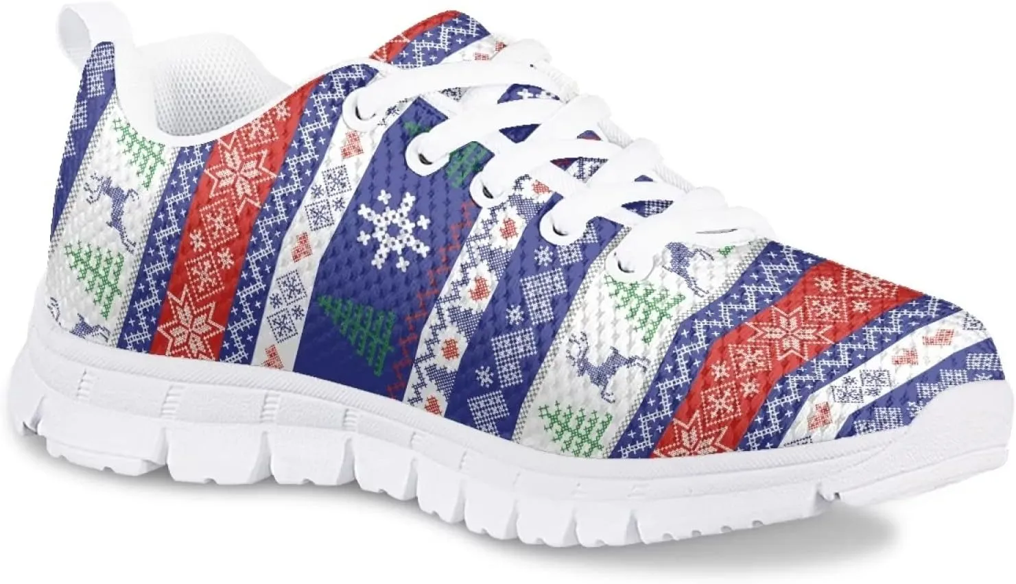 Christmas Shoes for Girls Boys Lightweight Casual Cute Athletic Sneakers Kids Running Shoes Holiday Outfit
