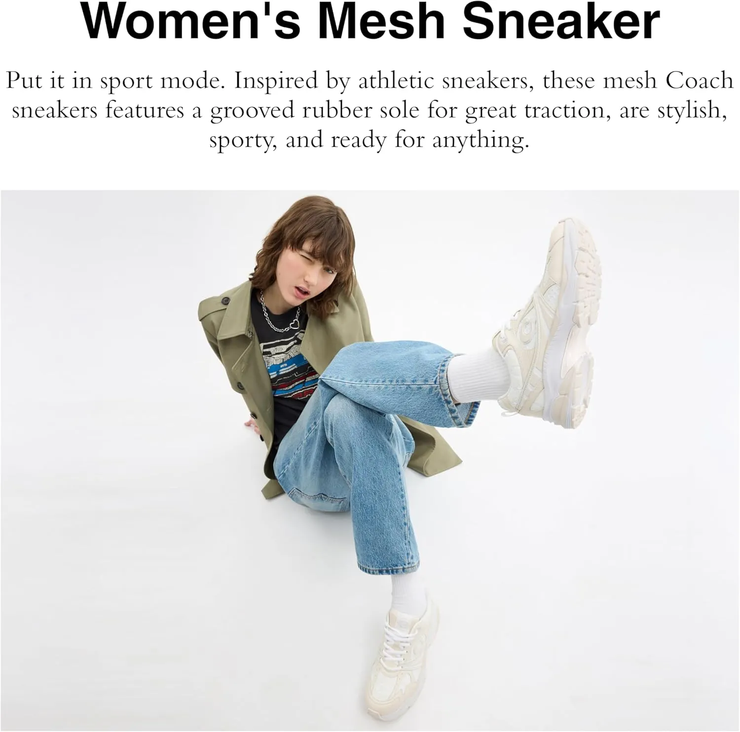 Coach Women's Mesh Sneaker