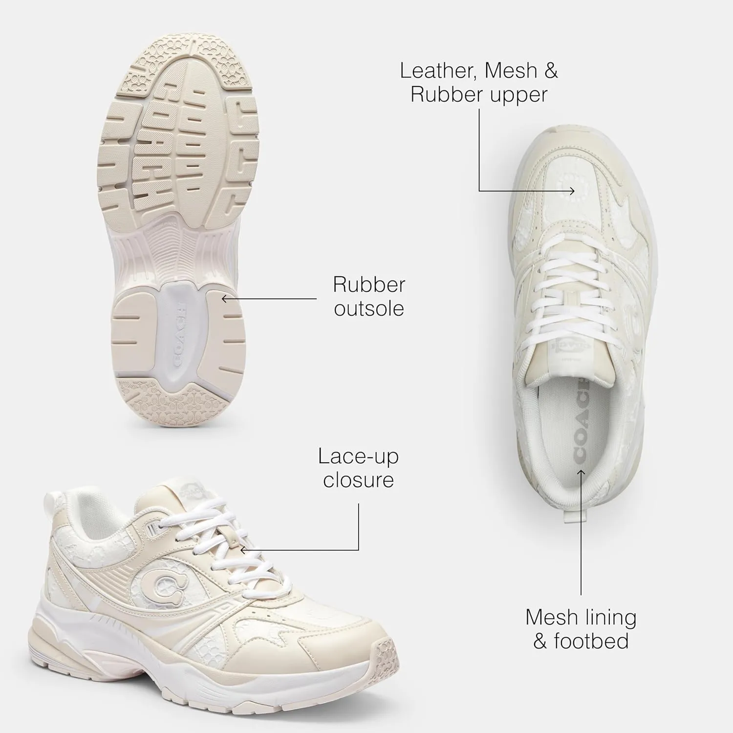 Coach Women's Mesh Sneaker