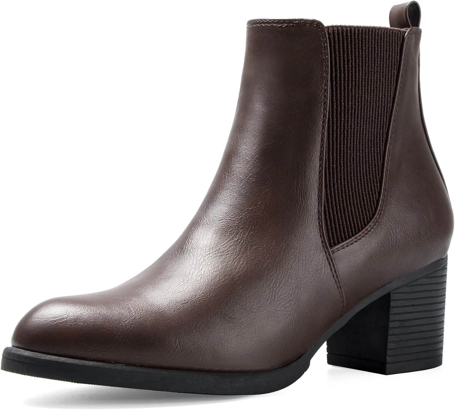 COASIS Women's Chelsea Boots Chunky Block Heel Slip On Ankle Booties with Elastic Sided