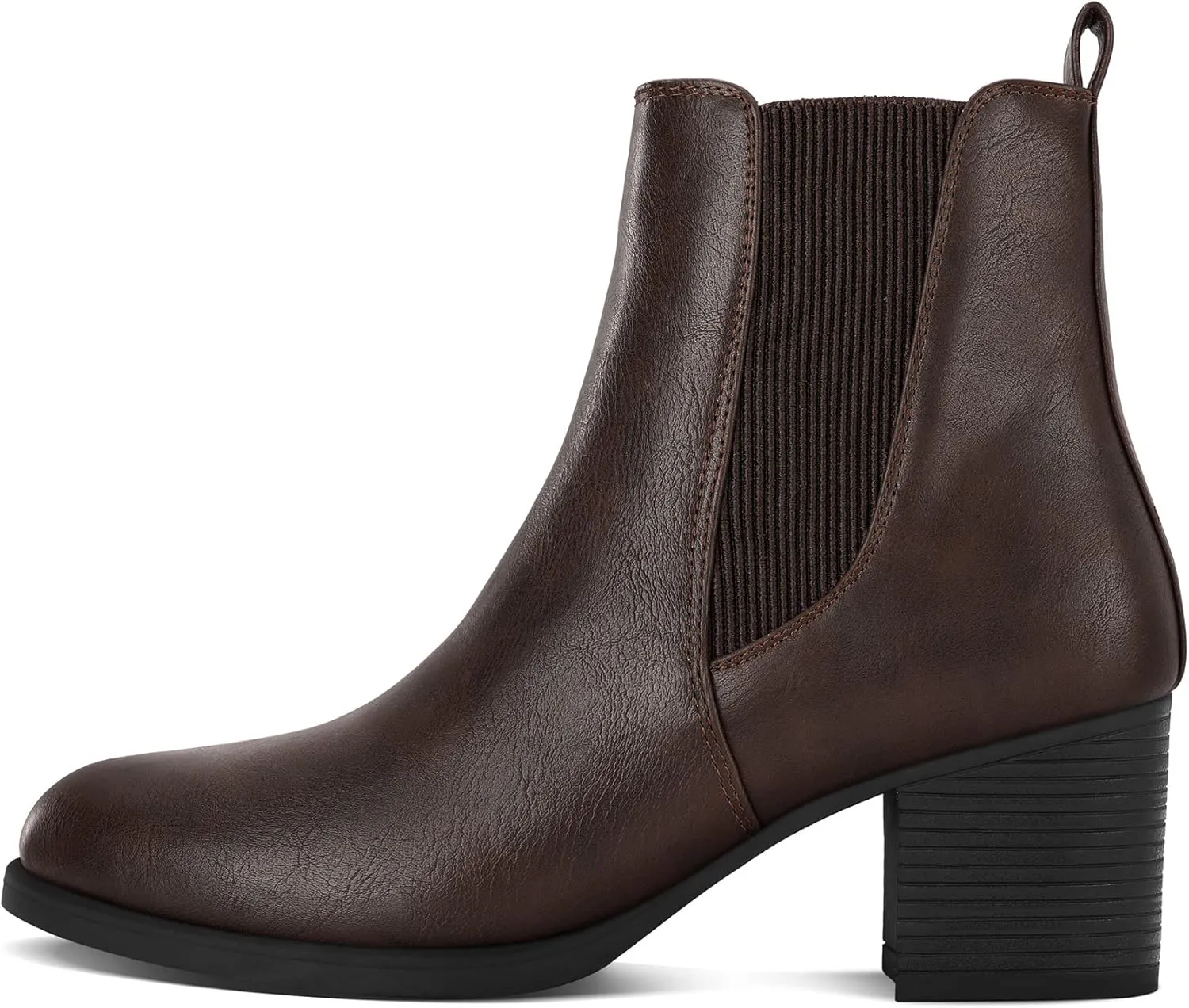 COASIS Women's Chelsea Boots Chunky Block Heel Slip On Ankle Booties with Elastic Sided