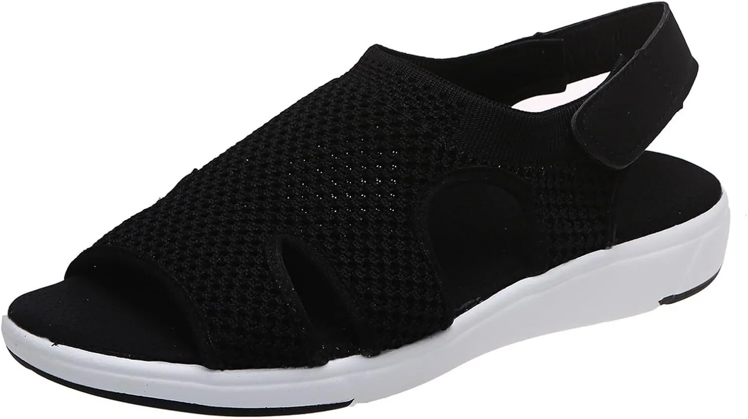 Comfortable Walking Sandals for Women,Orthopedic Sandals for Women Arch Support Hiking Sandals Casual Open Toe Sport Sandals Lightweight Athletic Sandals with Hook and Loop Straps for Beach Vacation
