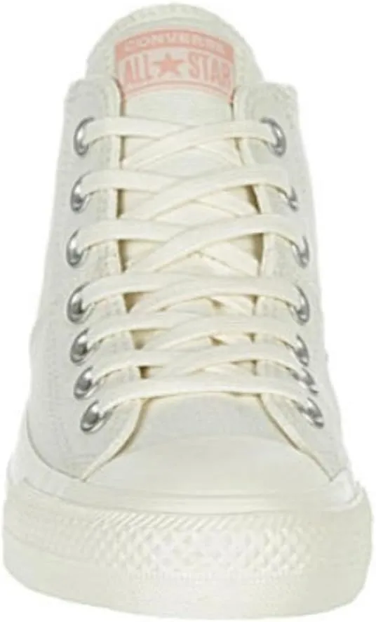 Converse Unisex Chuck Taylor All Star Madison Mid Top Canvas Sneaker - Lace up Closure Style - Egret/Pink Solstice