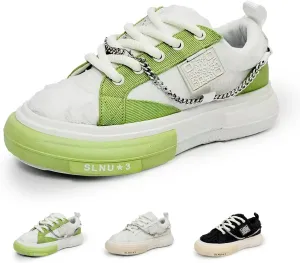 Cool Chunky Sneaker for Women Y2K Sporty Platform Sneakers Thick Sole Aesthetic Walking Shoes