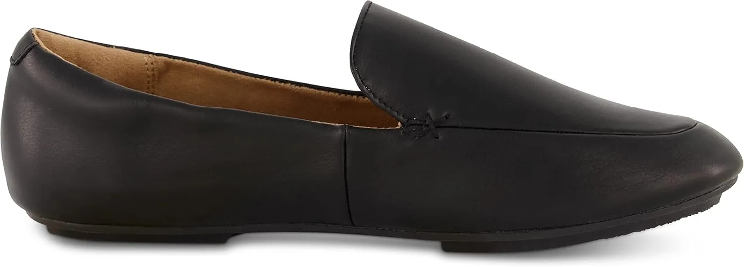 CUSHIONAIRE Women's Margo Comfort Flat with  Memory Foam, Wide Widths Available