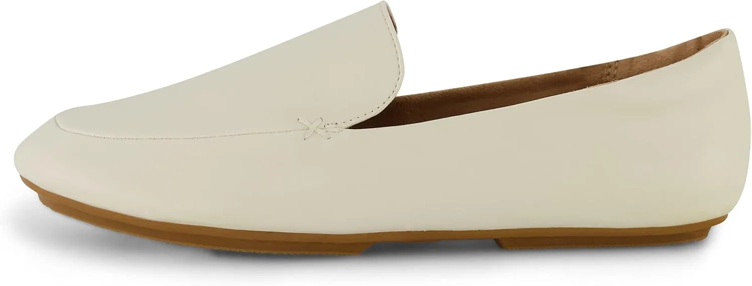 CUSHIONAIRE Women's Margo Comfort Flat with  Memory Foam, Wide Widths Available