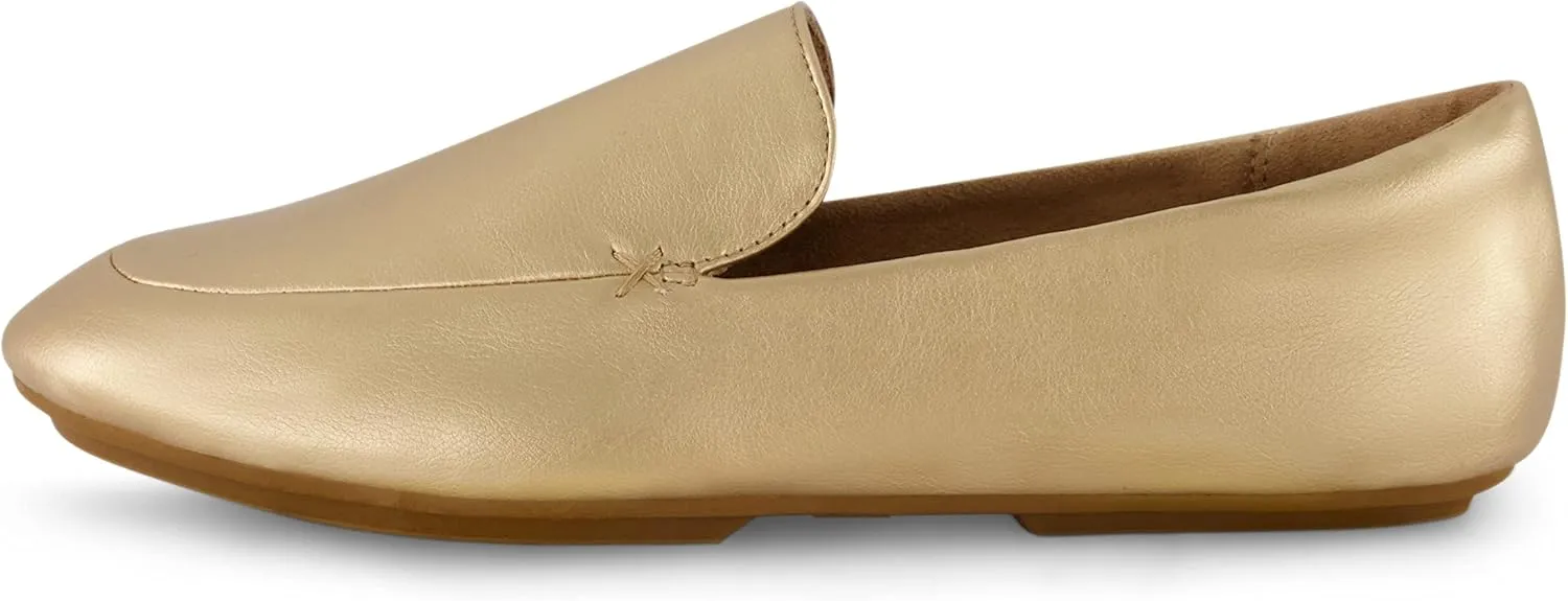 CUSHIONAIRE Women's Margo Comfort Flat with  Memory Foam, Wide Widths Available