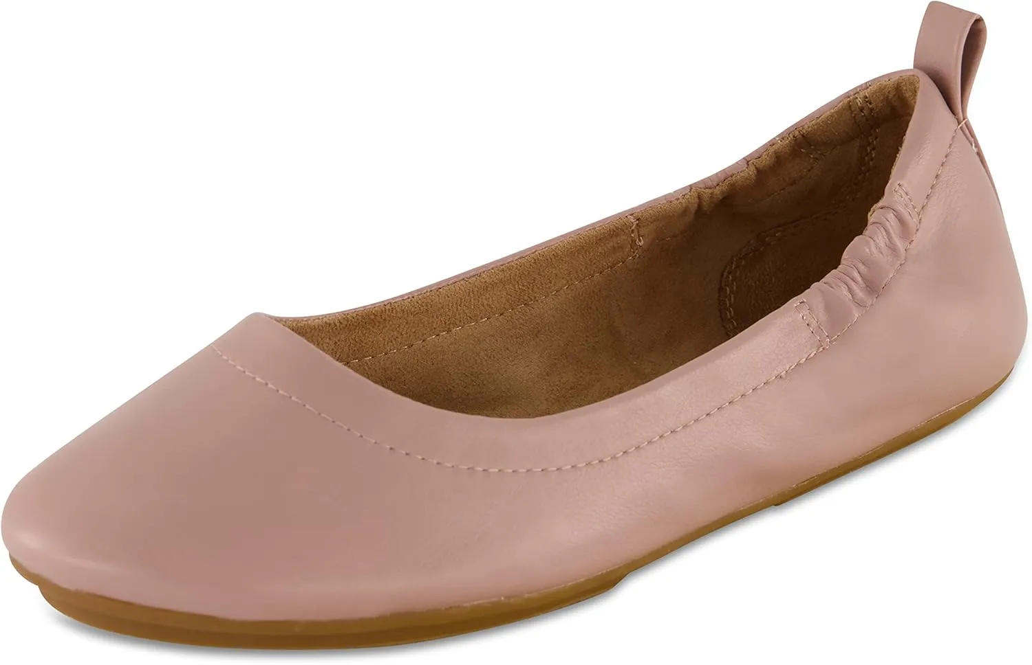 CUSHIONAIRE Women's Misty Comfort Flat with  Memory Foam, Wide Widths Available