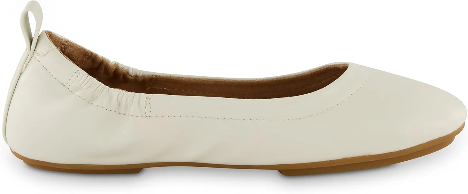 CUSHIONAIRE Women's Misty Comfort Flat with  Memory Foam, Wide Widths Available
