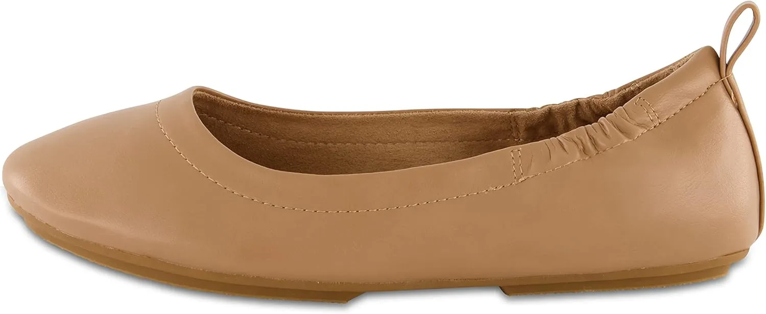 CUSHIONAIRE Women's Misty Comfort Flat with  Memory Foam, Wide Widths Available