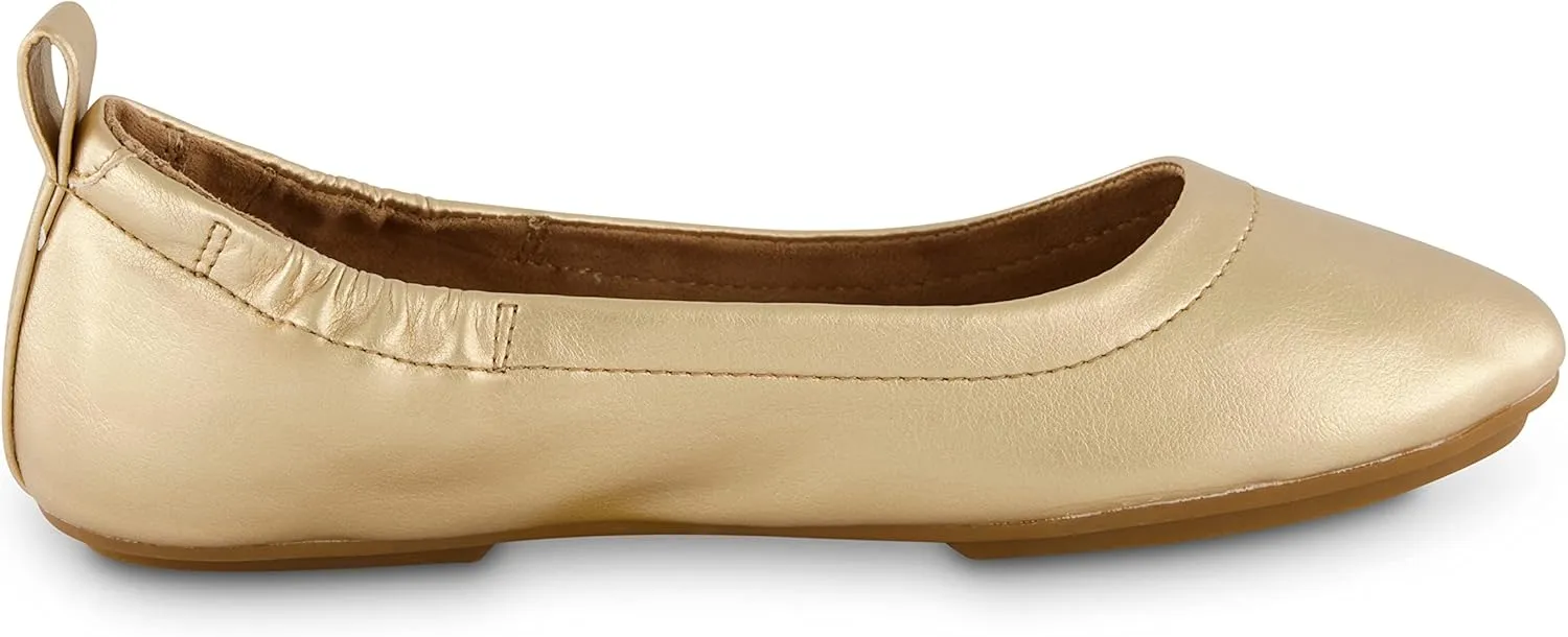 CUSHIONAIRE Women's Misty Comfort Flat with  Memory Foam, Wide Widths Available