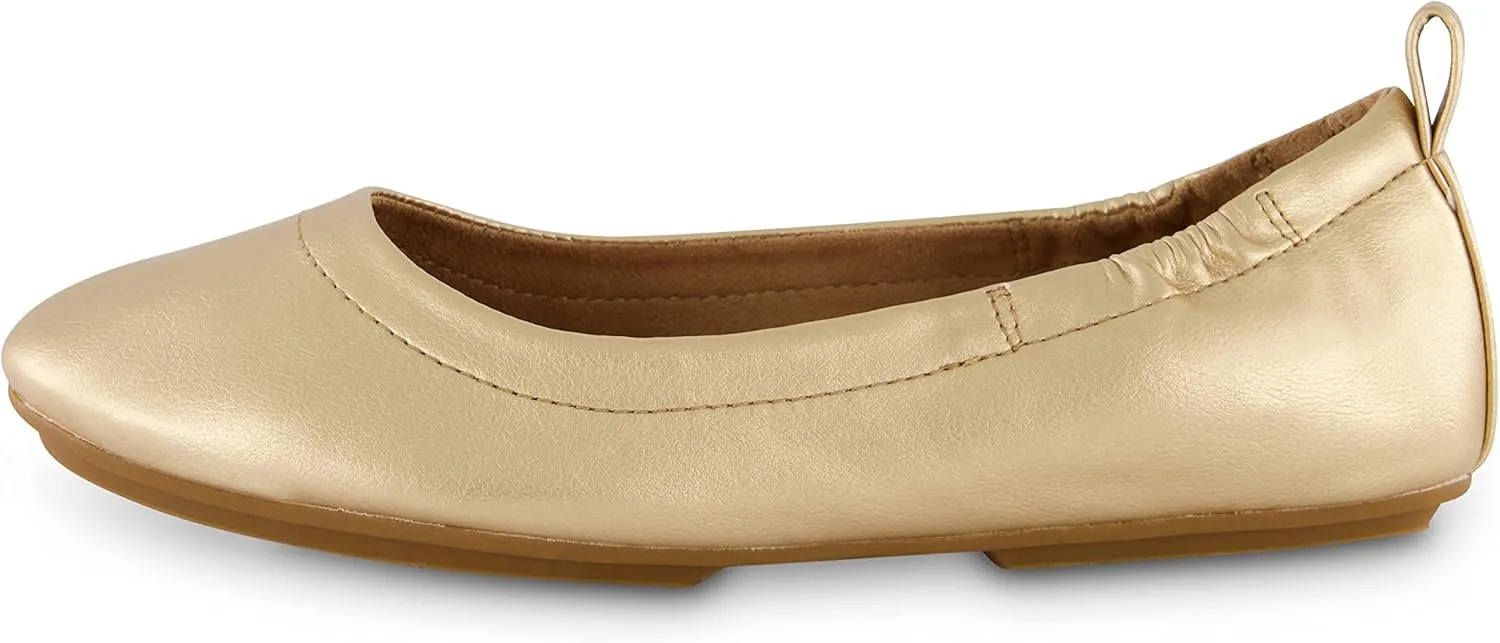 CUSHIONAIRE Women's Misty Comfort Flat with  Memory Foam, Wide Widths Available