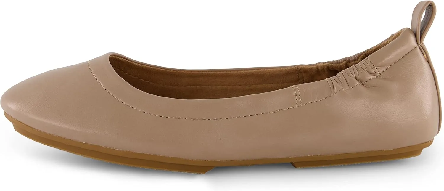 CUSHIONAIRE Women's Misty Comfort Flat with  Memory Foam, Wide Widths Available