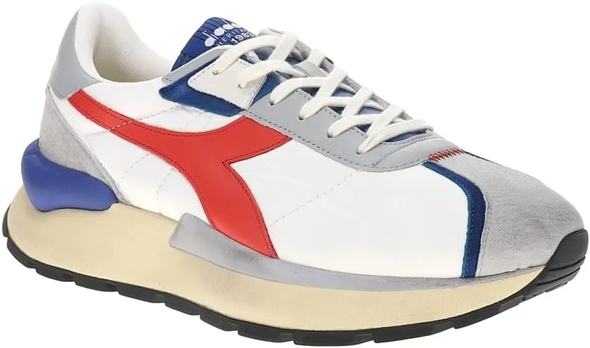 Diadora Mens Mercury Elite Lace Up Sneakers Shoes Casual - White