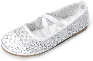 DREAM PAIRS Girls Ballerina Dress Shoes Mary Jane Flats