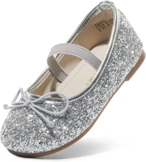 DREAM PAIRS Toddler Girls Dress Shoes Party Wedding Flower Girl Ballet Flats