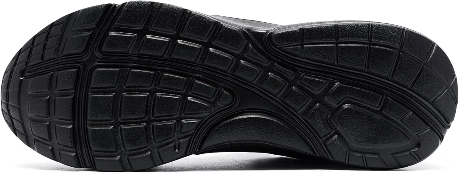 DYKHMILY Steel Toe Sneakers for Men Wide Air Cushion Work Shoes Puncture Proof Lightweight Safety Sneakers Slip Resistant Steel Toe Tennis Shoes