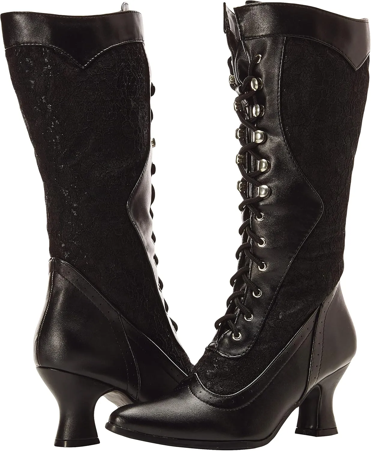 Ellie Shoes Women's 253-Rebecca Lace Heel Boot
